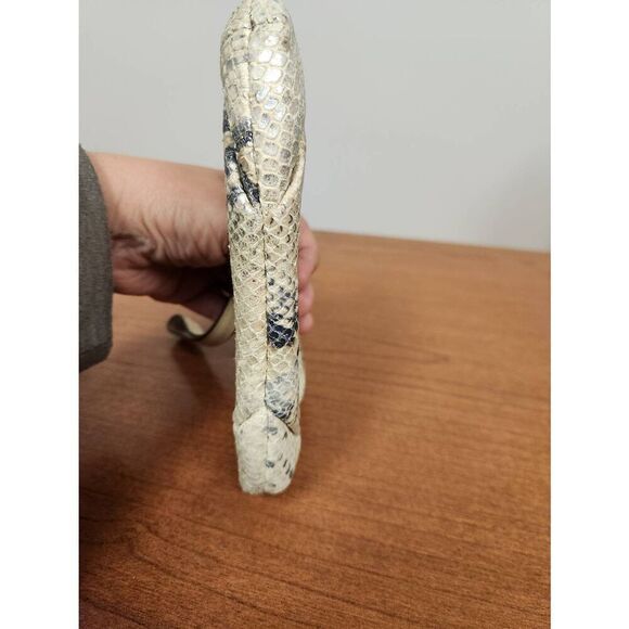 Coach Kristin Embossed Python Snakeskin Wristlet/Clutch. (PF) - Picture 8 of 9